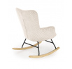Houpací křeslo BELMIRO, Krémová