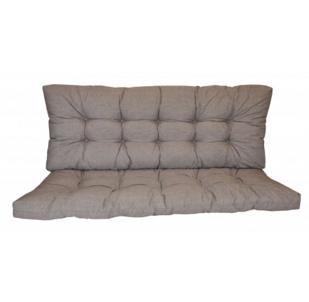 Polstr na zahradní houpačku 140 cm - látka šedý melír Polstr na zahradní houpačku 140 cm - látka šedý melír