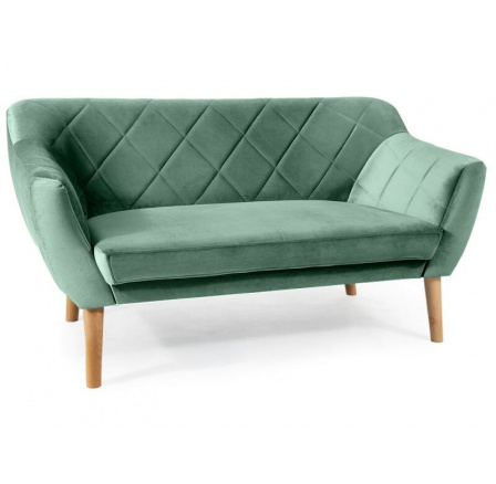 Pohovka KARO 2 VELVET, Zelený Bluvel 78/Buk Pohovka KARO 2 VELVET, Zelený Bluvel 78/Buk