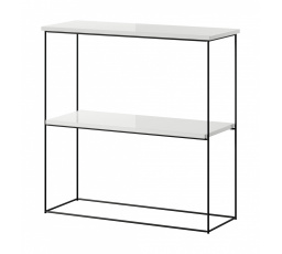 Konzole Toni Černá+Bílý Lesk