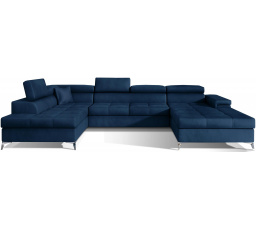 Rohová sedací souprava ve tvaru U EDUARDO, Monolith 77 Levá