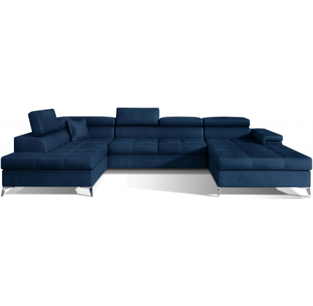 Rohová sedací souprava ve tvaru U EDUARDO, Monolith 77 Levá