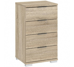 Komoda PRAHA 4S, Dub Sonoma