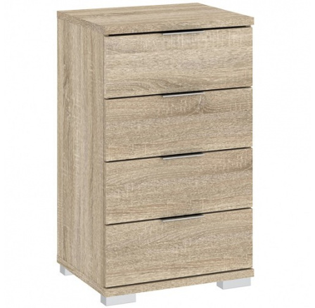 Komoda PRAHA 4S, Dub Sonoma Komoda PRAHA 4S, Dub Sonoma