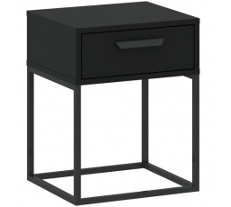 Noční stolek CADRO 1S 40 NR3, Černá