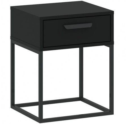 Noční stolek CADRO 1S 40 NR3, Černá