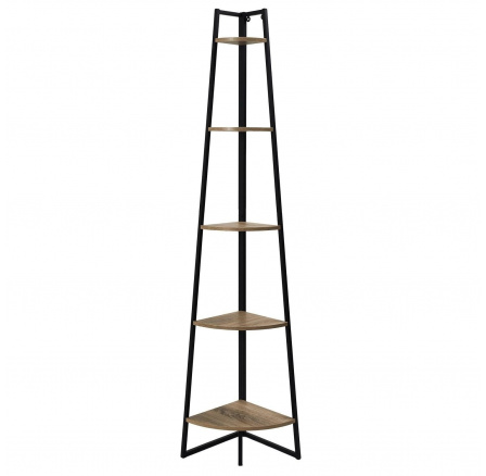 Rohový regál Corner II s 5 policemi Rohový regál Corner II s 5 policemi