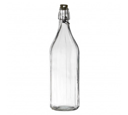Skleněná láhev 1L hladká