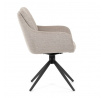 Jídelní židle, béžová, látka, DCH-P3174 LAN2