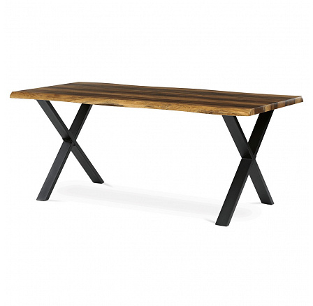 Jídelní stůl 180x90cm, mdf, old wood, HT-F4318 OLW