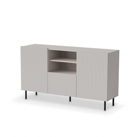 Komoda PAXOS KM-1, kašmír/černá Komoda PAXOS KM-1, kašmír/černá