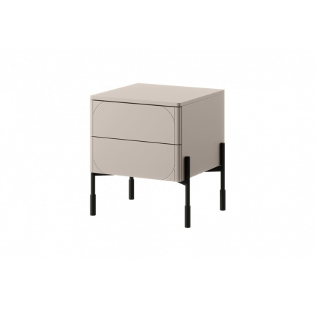 Noční stolek Sonatia, kašmír Noční stolek Sonatia, kašmír