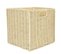 Pletená krabice/koš do regálu