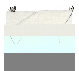 Koc Pled Sherpa bílý s černým vzorem