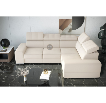 Rohová sedací souprava ROYAL II 280×210 - pravá, béžová