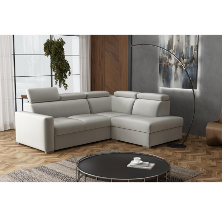 Sedací souprava Petrit II pravá Paros světle šedá