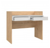 Psací stůl FELIX 493, Jackson hickory/Bílá