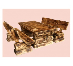 Dřevěná zahradní sestava BALI opalovaná