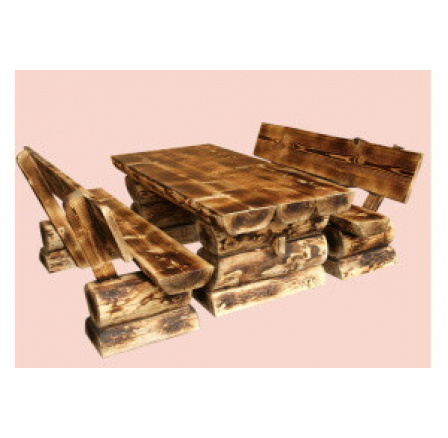 Dřevěná zahradní sestava BALI opalovaná