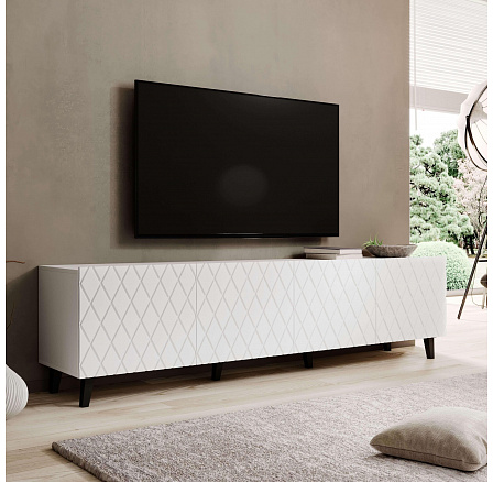 TV komoda ASTI, bílá matná TV komoda ASTI, bílá matná