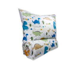 Bavlněné dětské povlečení 140x200, 70x90cm Dino
