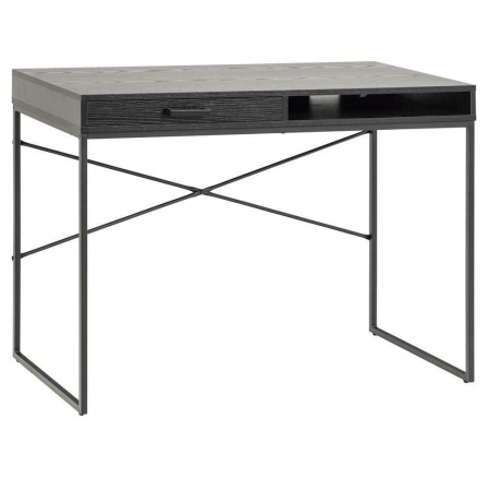 Psací stůl Seaford s černou zásuvkou