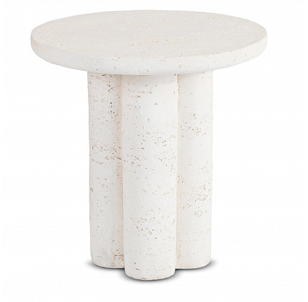 Stolek BROK 46 cm Krém/Béžový Moderní Stolek BROK 46 cm Krém/Béžový Moderní