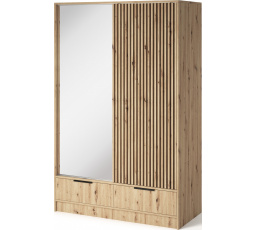 Šatní skříň Voodi II, Dub Artisan 120x204