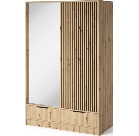 Šatní skříň Voodi II, Dub Artisan 120x204