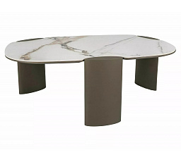 LAVICE ADORO B KERAMICKÁ BÍLÁ AMBER BIANCO / MĚDĚNÁ 105X65