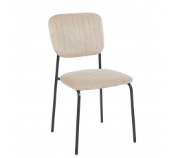 Židle velvet béžová K19-FXJG