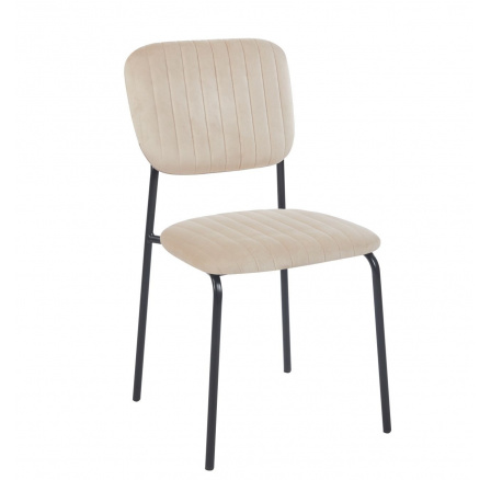 Židle velvet béžová K19-FXJG Židle velvet béžová K19-FXJG