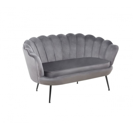 Sofa SF1-FXJG sametová šedá ,nohy černé Sofa SF1-FXJG sametová šedá ,nohy černé