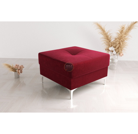 Taburet s kontejnerem 70 x 70 cm - červená Taburet s kontejnerem 70 x 70 cm - červená