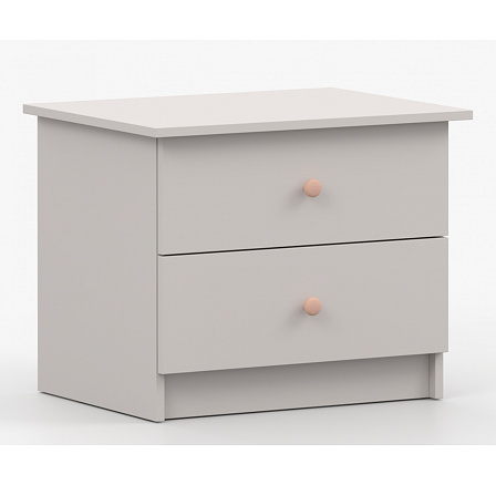 Noční stolek OLAF II, Kašmír / Růžová Noční stolek OLAF II, Kašmír / Růžová