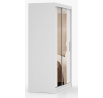 Šatní skříň se zrcadlem NOEMI 01, Bílá