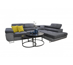 Sedací souprava Tony P černošedá