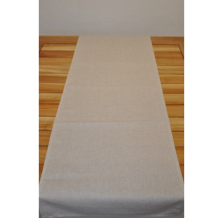 Ubrus běhoun 40x170 motiv jednobarevný béžový