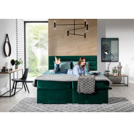 Boxspring postel SOFTY 160x200 cm, Monolit 37
