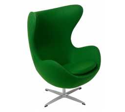 Křeslo Vejce zelený kašmír 20 Premium