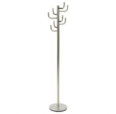 Stojanový věšák, kov, šedá, 80609-07