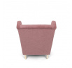 Křeslo ušák, růžová látka, AK-388 PINK2