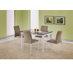 Jídelní stůl ALSTON béžový/bílý
