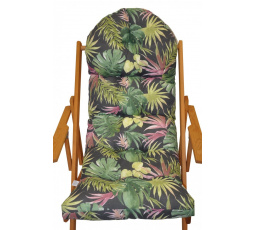 Polstr na polohovací lehátko látka monstera