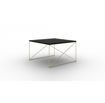 Stolek kávový Nelia Zlatý+Černý Stolek kávový Nelia Zlatý+Černý