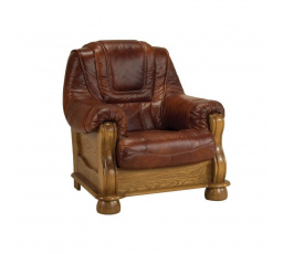 Křeslo ROYAL v přírodní kůži