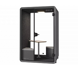 Kabina Medium Booth Černý-Šedý ST