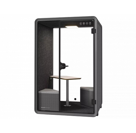 Kabina Medium Booth Černý-Šedý ST Kabina Medium Booth Černý-Šedý ST