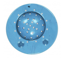 Silikonový kryt chránící odtok modrý