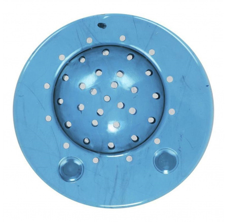 Silikonový kryt chránící odtok modrý